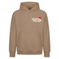 North Pole Santa Hat Graphic Christmas Oversized Hoodie