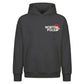 North Pole Santa Hat Graphic Christmas Oversized Hoodie