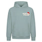 North Pole Santa Hat Graphic Christmas Oversized Hoodie