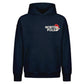 North Pole Santa Hat Graphic Christmas Oversized Hoodie