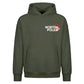 North Pole Santa Hat Graphic Christmas Oversized Hoodie