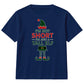 Not Short Just A Tall Elf Graphic Christmas Kids T-Shirt