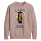 Custom Photo Unisex Sweatshirt Class of 2026 Graduation Gift for Him or Her