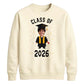 Custom Photo Unisex Sweatshirt Class of 2026 Graduation Gift for Him or Her