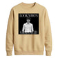 Custom Photo Unisex Sweatshirt Look Who's Graduated Gift for Him and Her