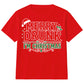 Novelty Merry Drunk Graphic Quote Christmas Kids T-Shirt
