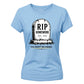 Custom Month RIP Homework School Leavers Ladies Fit T-Shirt