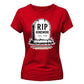 Custom Month RIP Homework School Leavers Ladies Fit T-Shirt