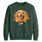 Novelty Splat Graphic Personalised Pet Unisex Sweatshirt
