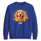 Novelty Splat Graphic Personalised Pet Unisex Sweatshirt