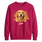 Novelty Splat Graphic Personalised Pet Unisex Sweatshirt
