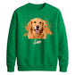 Novelty Splat Graphic Personalised Pet Unisex Sweatshirt