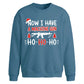 Now I Have A Machine Gun Art Christmas Oversized Sweatshirt