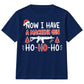 Now I Have A Machine Gun Quote Art Christmas Kids T-Shirt