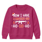 Now I Have A Machine Gun Quote Christmas Kids Sweatshirt