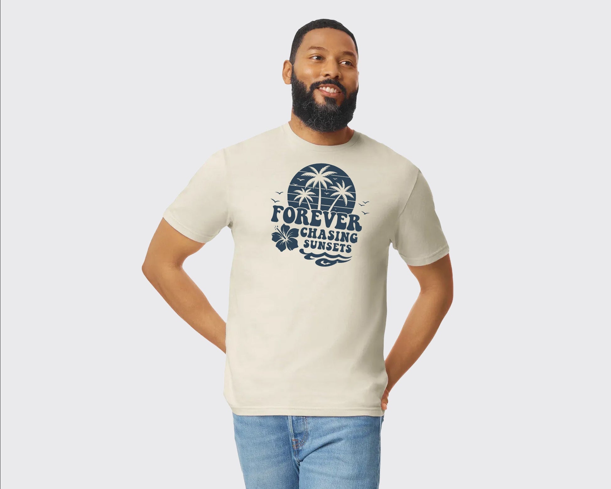 Hawai Summer T-Shirt, Lightweight, Breathable Tee for Men & Women, Island Design For Beach Days & Vacations M8436