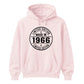 60th Birthday Unisex Hoodie Made in 1966 Limited Edition Vintage