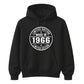 60th Birthday Unisex Hoodie Made in 1966 Limited Edition Vintage