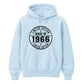 60th Birthday Unisex Hoodie Made in 1966 Limited Edition Vintage