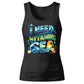Ocean Waves I Need Vitamin Sea Coastal Graphic Ladies Tank Top