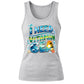 Ocean Waves I Need Vitamin Sea Coastal Graphic Ladies Tank Top
