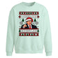 Office comedy quote ugly knit Christmas Oversized Sweatshirt