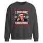 Office comedy quote ugly knit Christmas Oversized Sweatshirt