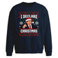Office comedy quote ugly knit Christmas Oversized Sweatshirt