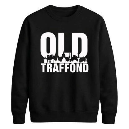 Old Trafford Skyline FIFA Football Printed Unisex Sweatshirt - World Cup 2026 T-Shirt / Football Shirt