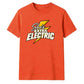 She's Electric T-Shirt | Retro Lightning Bolt Graphic Slogan Tee