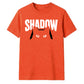 Cute Peeking Cat Shadow Typography Graphic Unisex T-Shirt