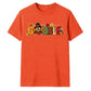 Fall GOBBLE turkey block text Thanksgiving Unisex T-Shirt