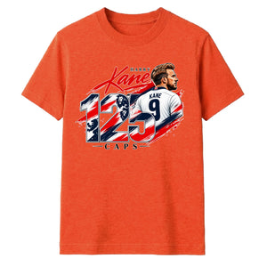Harry Kane 125 caps football portrait graphic Unisex T-Shirt