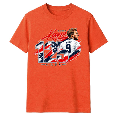 Harry Kane 125 caps football portrait graphic Unisex T-Shirt