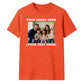 Lovely Personalised Family Picture Text Top unisex t-shirt