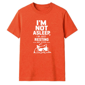 Resting eyes lazy cat sleepy Funny Memes Unisex T-Shirt