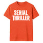 Retro 3D Block Text Serial Thriller Graphic Unisex T-Shirt