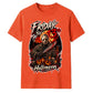 Scary hockey mask killer graphic Halloween Unisex t-shirt