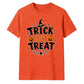 Spooky spider web text graphic Halloween Unisex t-shirt