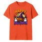 Witch hat pumpkin ghosts graphic Halloween Unisex t-shirt