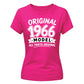 60th Birthday Present Ladies Tshirt Original 1966 Model All Parts Original