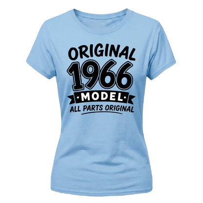 60th Birthday Present Ladies Tshirt Original 1966 Model All Parts Original