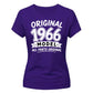 60th Birthday Present Ladies Tshirt Original 1966 Model All Parts Original