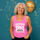60th Birthday Present Tank Top Ladies Original 1966 Model All Parts Original
