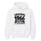 60th Birthday Present Unisex Hoodie Original 1966 Model All Parts Original