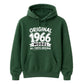 60th Birthday Present Unisex Hoodie Original 1966 Model All Parts Original