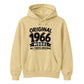 60th Birthday Present Unisex Hoodie Original 1966 Model All Parts Original
