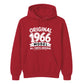 60th Birthday Present Unisex Hoodie Original 1966 Model All Parts Original