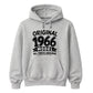 60th Birthday Present Unisex Hoodie Original 1966 Model All Parts Original