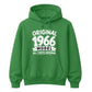 60th Birthday Present Unisex Hoodie Original 1966 Model All Parts Original